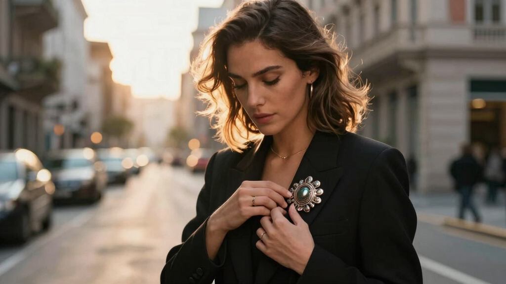 Jess Cartner-Morley on fashion: forget the church fete vibes, the brooch is now fashion’s badge of honour