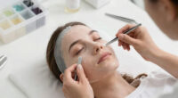 Putting On Ultra Realistic Silicone Mask