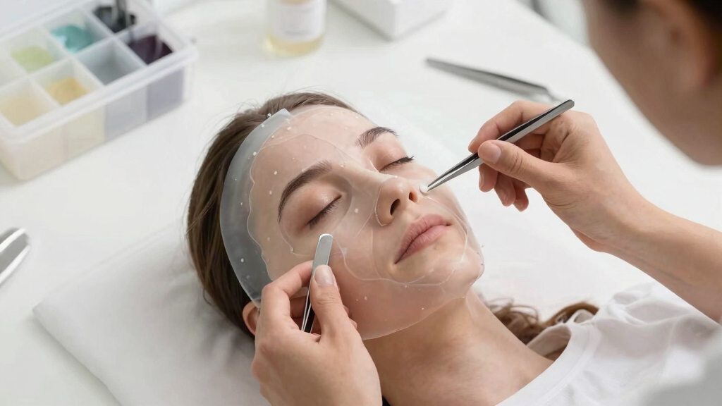 Putting On Ultra Realistic Silicone Mask