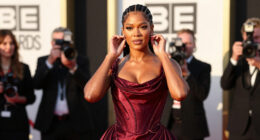Teyana Taylor Wows in Bold Burgundy Gown at the 2026 BET Awards