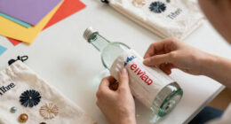 Evian Is Celebrating 200 Years With Limited-Edition Bottle Bags Designed By Three UK Artists