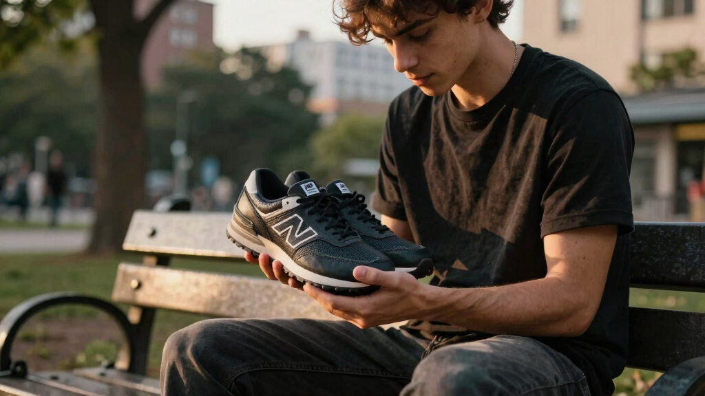 New Balance's Youngest Dad Shoe Is in Touch With Its Dark Side