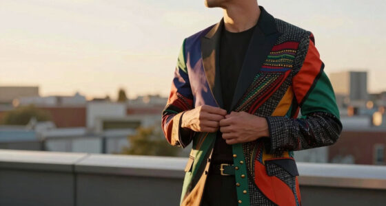 Swift and Kelce outfits by Northern Irish designer