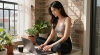 Everywhere I Look In 2026, Cool Girls Are Wearing This Bra-Top Trend With Leggings