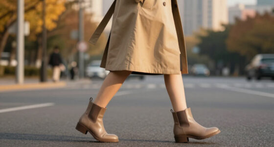 If You Want Your Trench Coat To Look French In Autumn, Wear Them With This Shoe Trend, Not Trainers