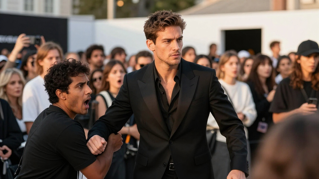 Fashion Week Honcho Manhandles Protesters During Runway Ruckus
